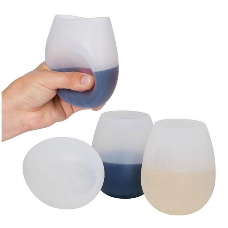 Best And Cheapest Wine Glasses Silicone Wine Glasses Unbreakable Stemless Outdoor Rubber Wine