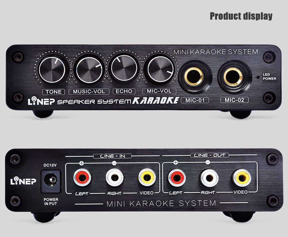 A933 Karaoke Mixer Professional Mini Karaoke Mixer With Reverb Mixing