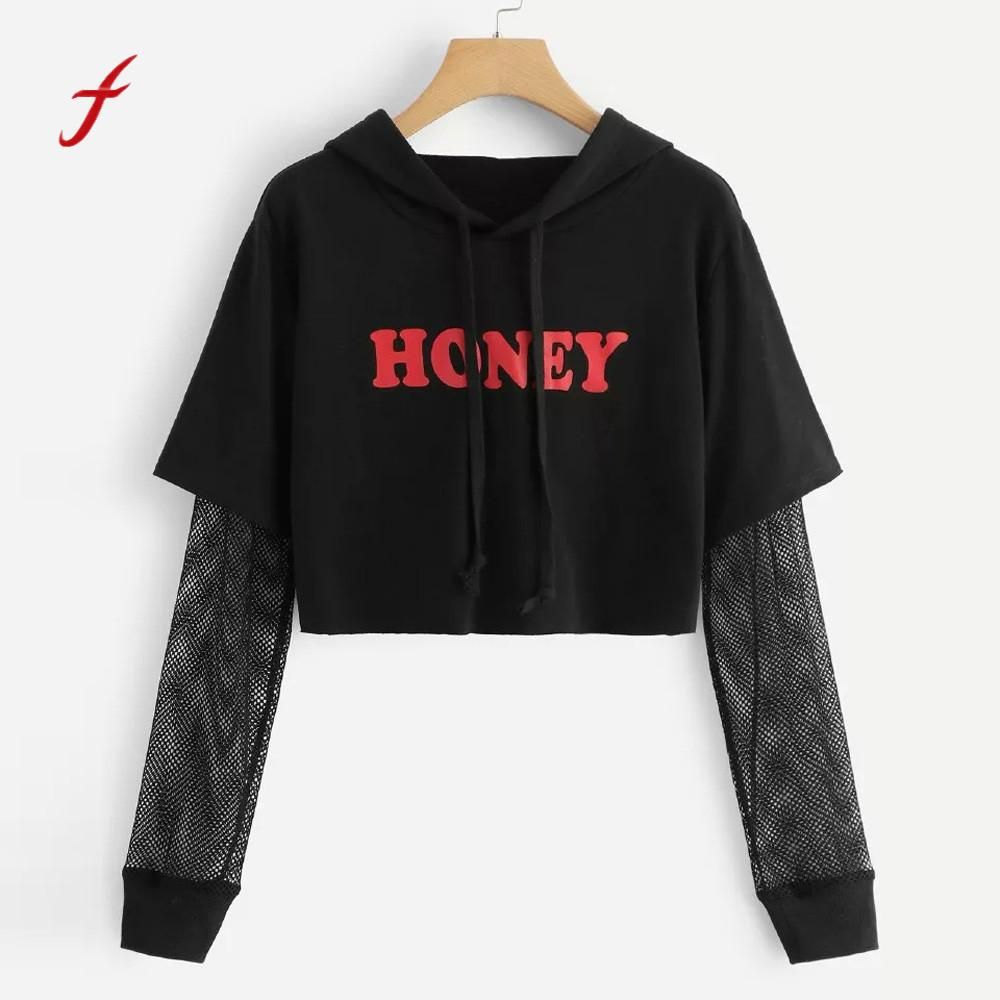 fishnet hoodie women's