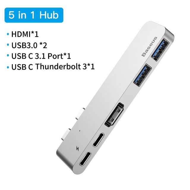 HUB C USB 5 em 1