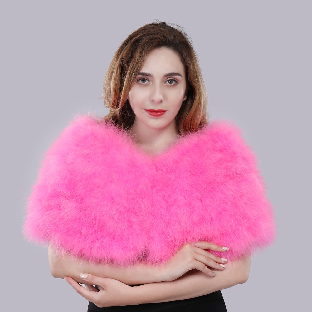 bridal feather jacket