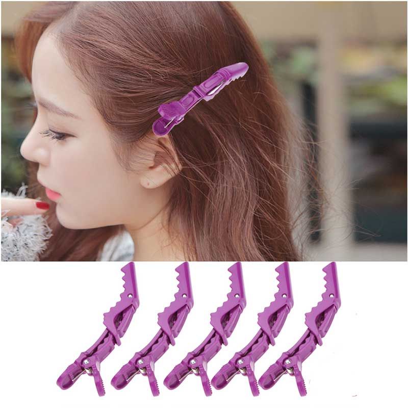 Matte Sectioning Clips Clamps Hairdressing Salon Hair Grip
