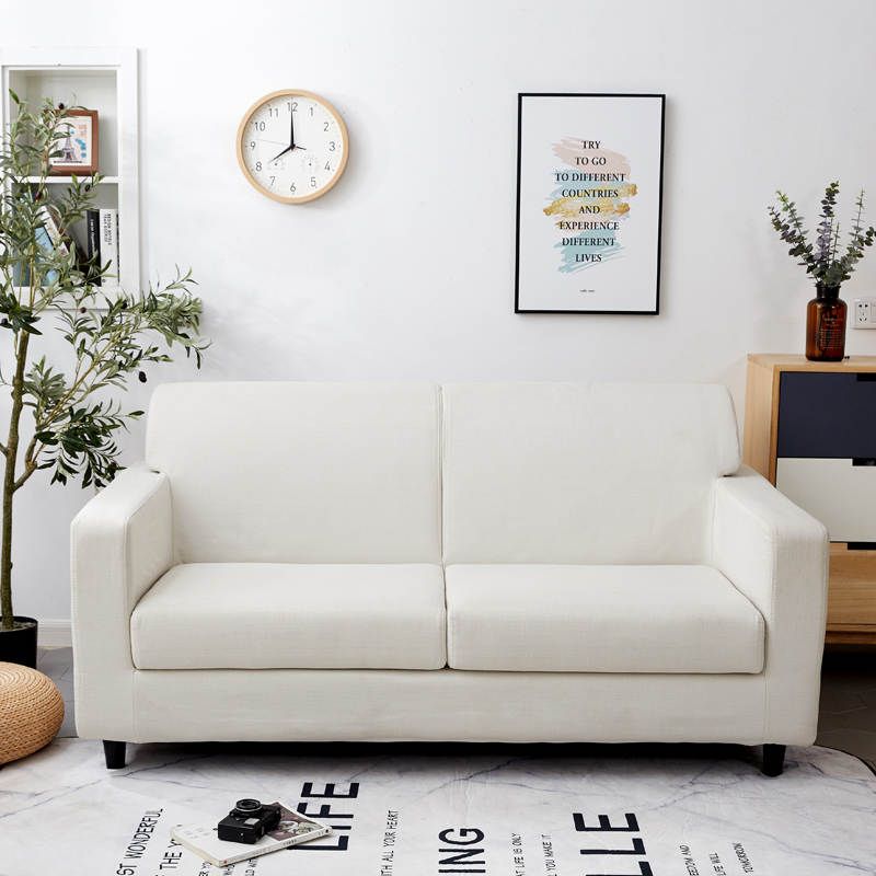 Solid Color Sofa Cover Elastic Elegant Couch Covers Winter Warm