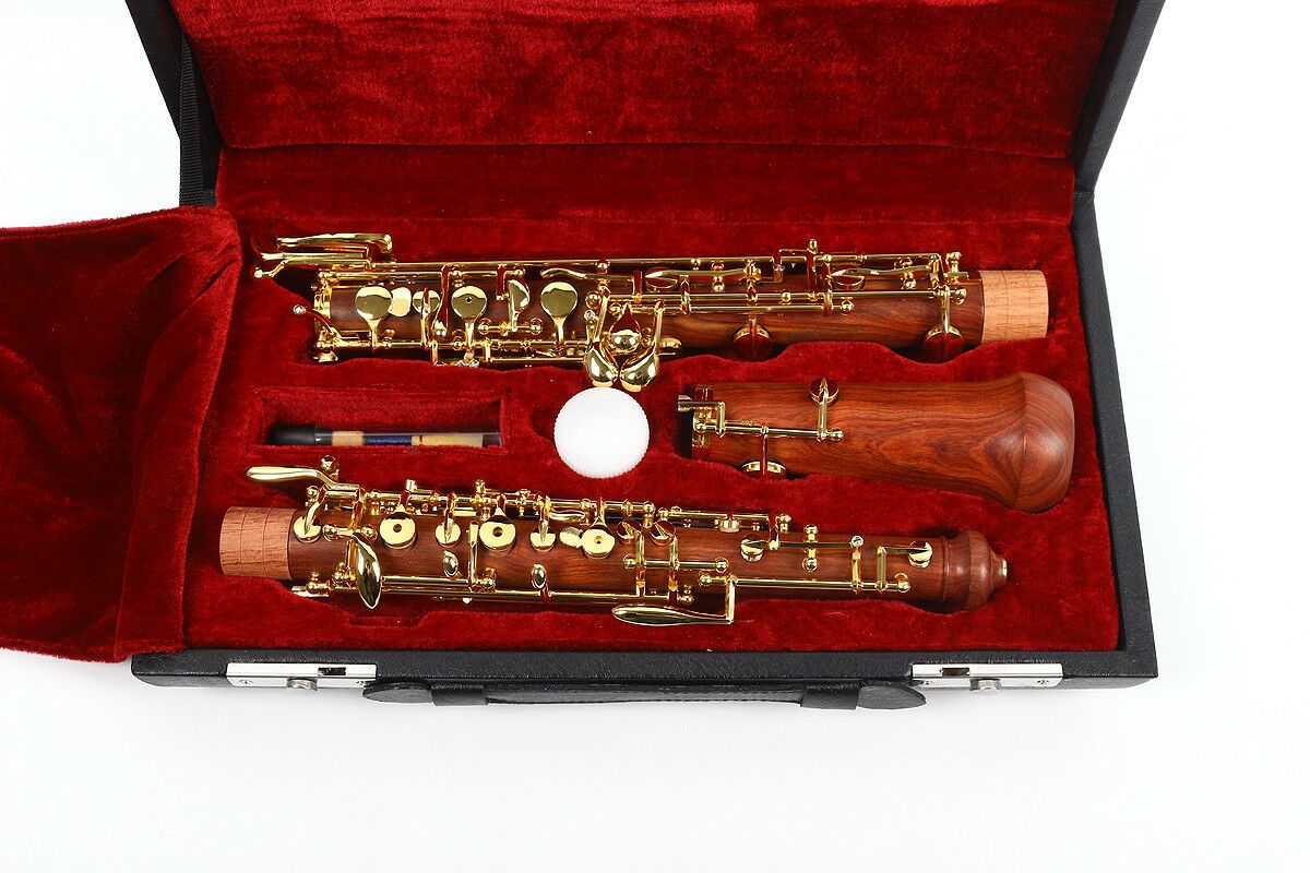 2020 New Oboe Sound Quality Good C Bond Mahogany Body 3rd Octave Range