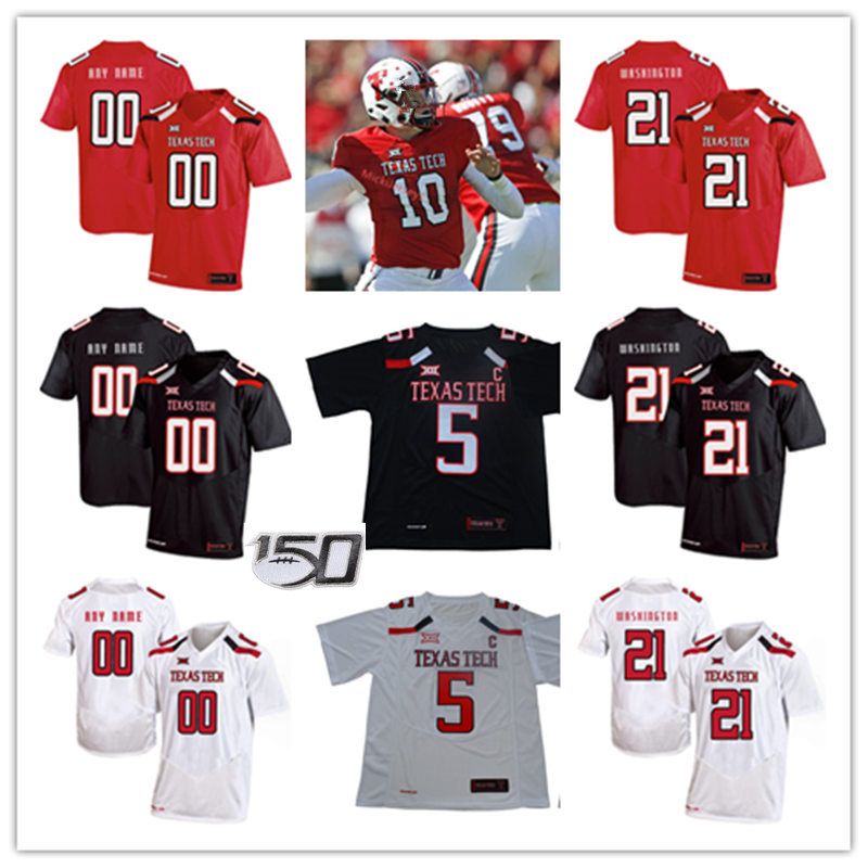 custom texas tech football jerseys