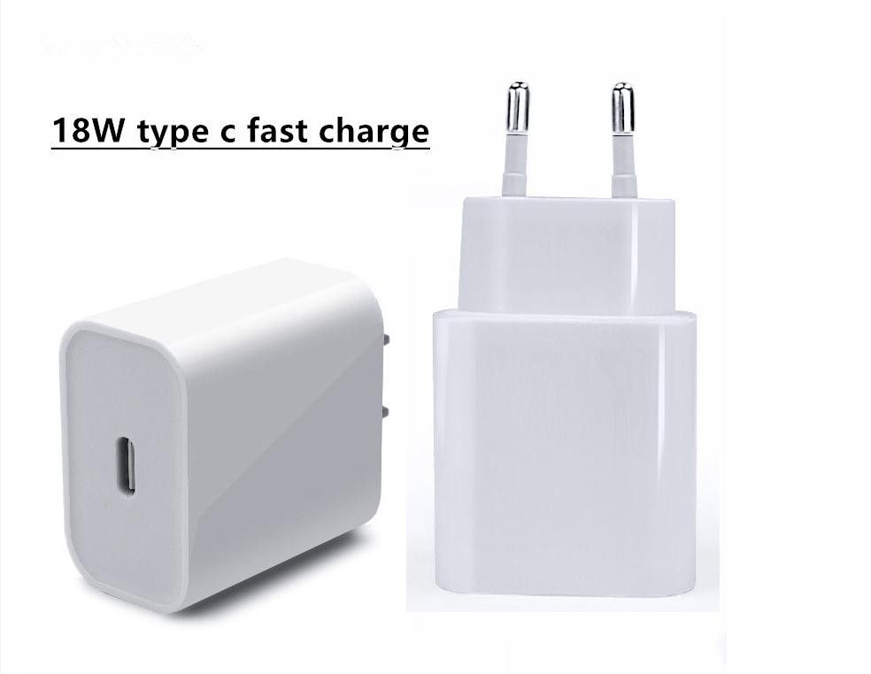 18w Fast Charging Pd Charger For Iphone 8 Plus Xr Xs Max 11 Pro