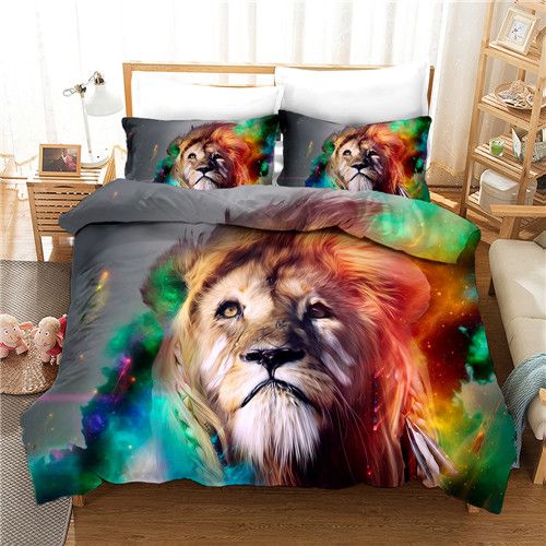Ful 3d Animal Bedding Duvet Cover Set Teens Boys Microfiber Cool