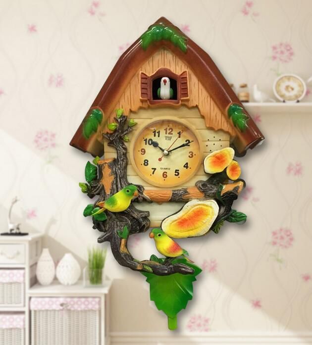 2020 Crafts Home Sound Controlled Cuckoo Clock Cuckoo Cartoon Creative