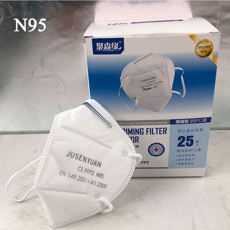 2020 Pm2 5 N95 Dust Mask 95 Filter Respirator Face Mask N95