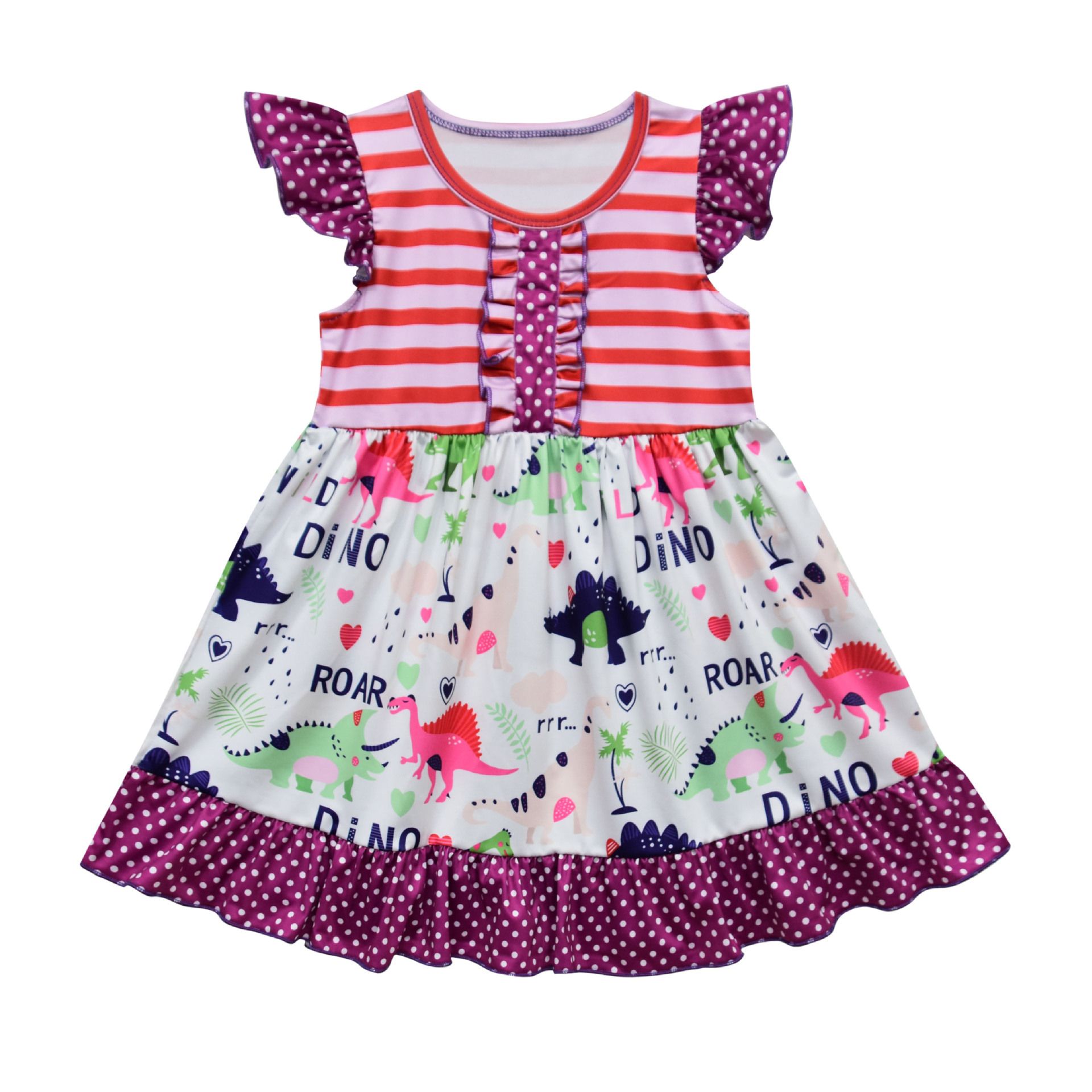 New Summer Girls Ropa Moda Kid Vestido de dibujos animados New Summer Girls Ropa Moda Kid Vestido de dibujos animados