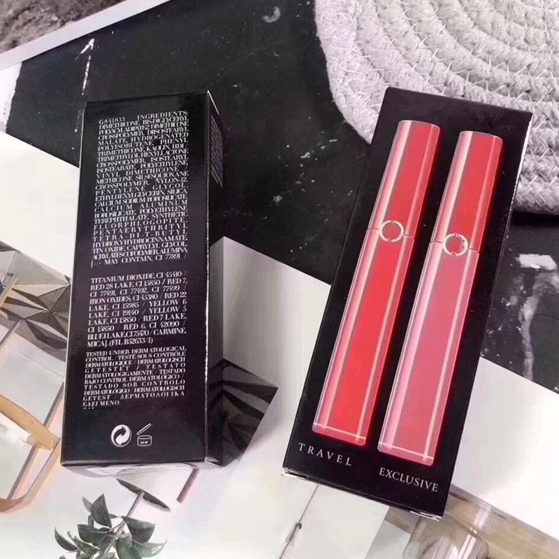 In 1 Brand Makeup Giorgio Lip Maestro 400 500 Matte Liquid Lipstick Rouge A Levre Lip Gloss Lipgloss Set Best Lip Plumper Blue Lipstick From