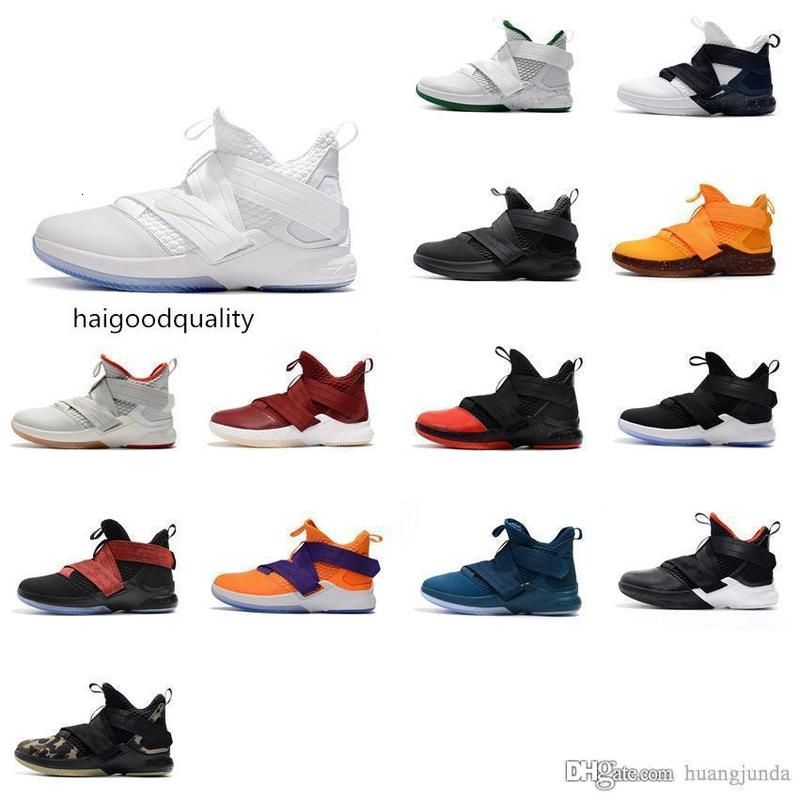 Compra Barato Hombre LeBron Soldier 12 Zapatos Amarillo Púrpura Equipo Rojo  Azul Negro Blanco Gris Niños Niños Niños Sneakers Con Caja Barato | Entrega  Rápida Y Calidad | Es.Dhgate