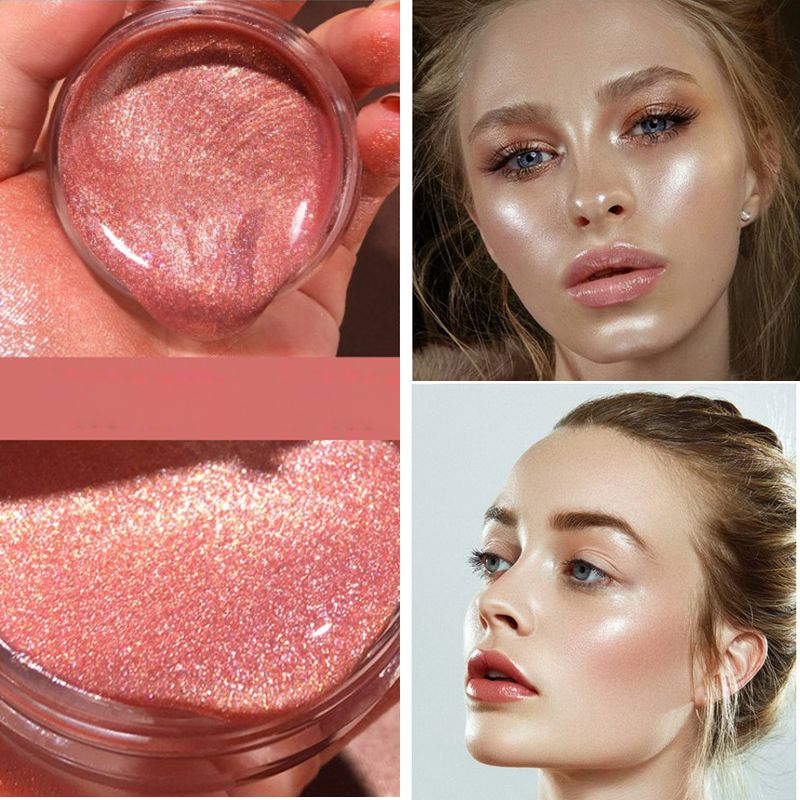 sparkly highlighter makeup