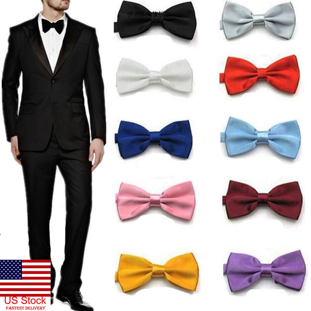 Men/'s Fashion Tuxedo Classic Polka Dots Adjustable Wedding Party Bowtie Bow Tie