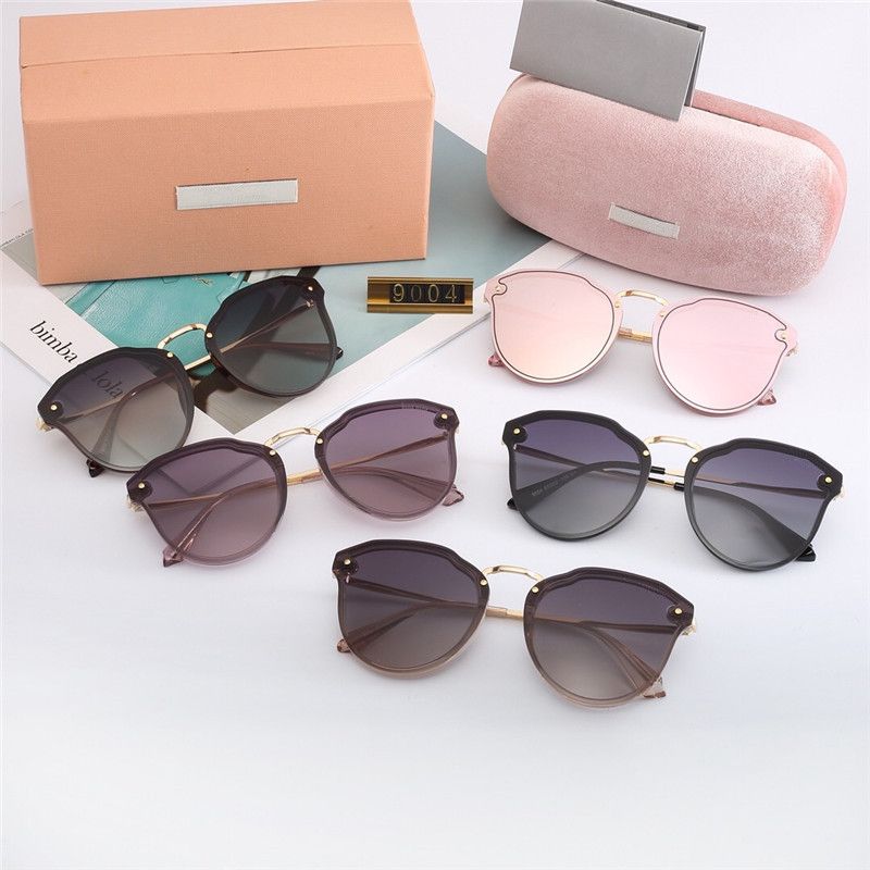 Gafas de marca de medio marco de lujo gafas gafas de solmujer Gafas de marca de medio marco de lujo gafas gafas de solmujer
