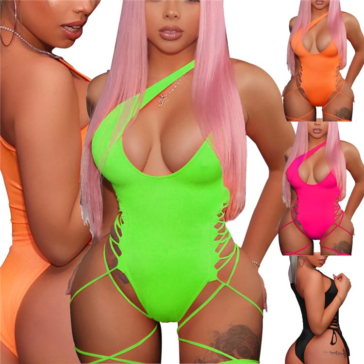 one piece swimsuit with garter