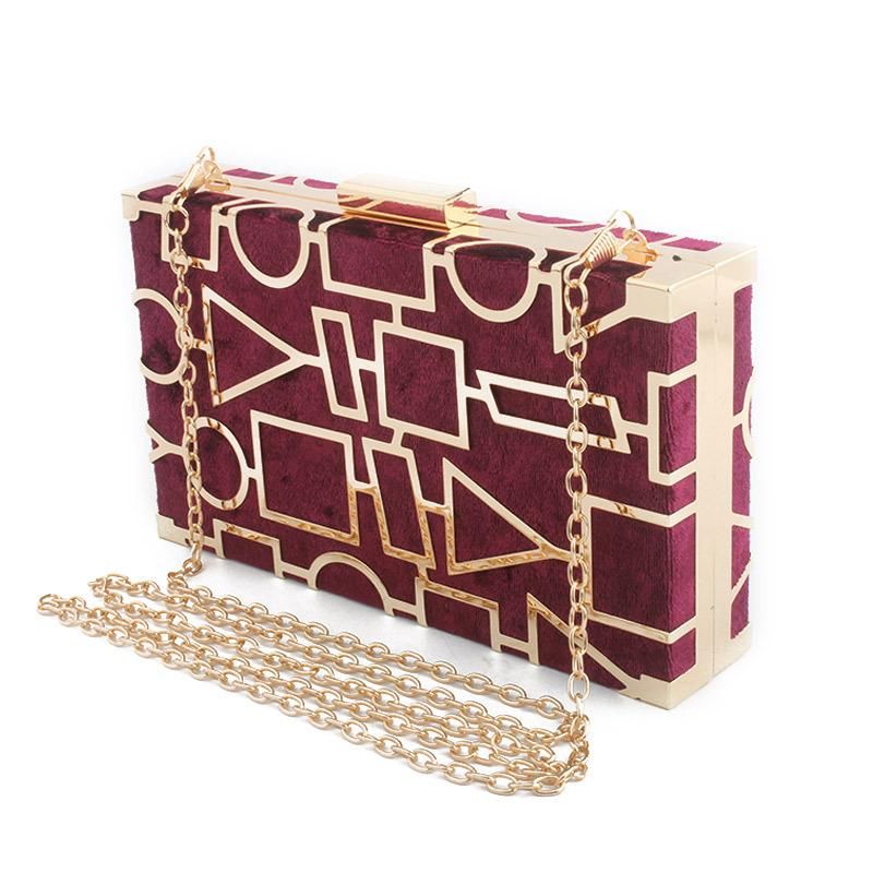 velvet evening clutch