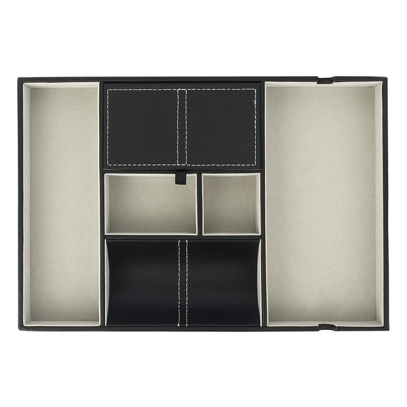Valet Tray For Men Edc Tray Nightstand Organizer Table Organizer Charging Station Catch All Dresser Tray Black Faux Leath Other Home Luxury Home Decor Metal Home Decor From Globaltradingco 14 59 Dhgate Com