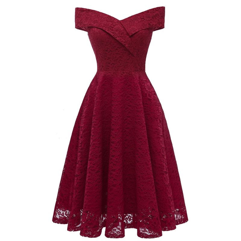 vestido simples de renda