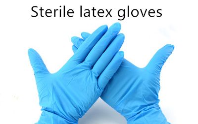latex rubber gloves