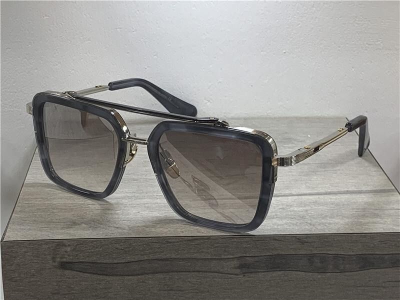 Tortoise Gray Frame Silver Mirror Lens