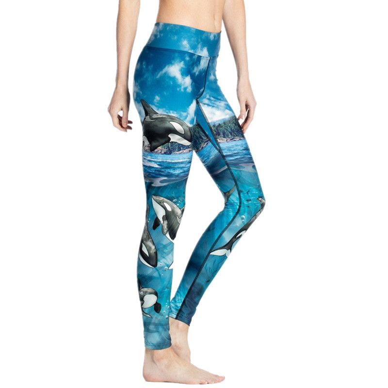 navy blue workout capris