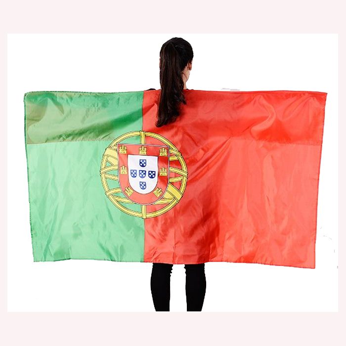 PORTUGIESISCHE Cape Fahne 90 x 150 cm flaggen AZ FLAG UMHANGFLAGGE Portugal 150x90cm