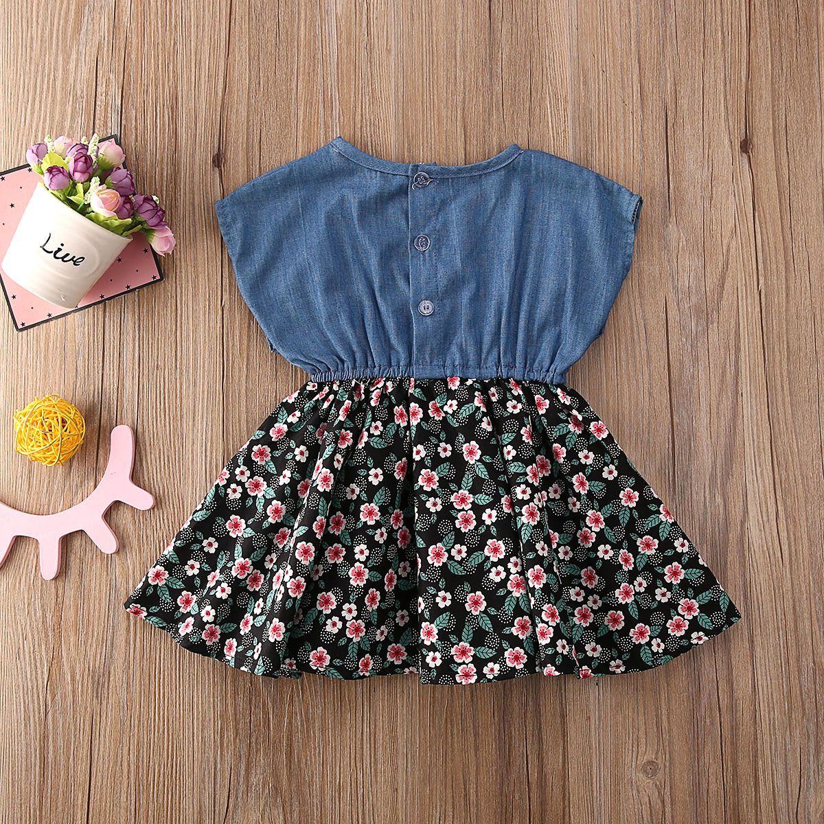 baby girl denim dress outfit