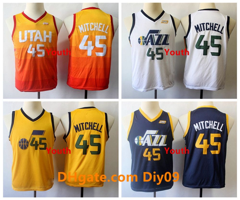 kids donovan mitchell jersey