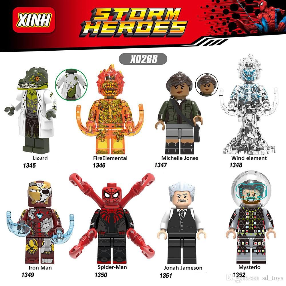 los juguetes de spiderman lejos de casa