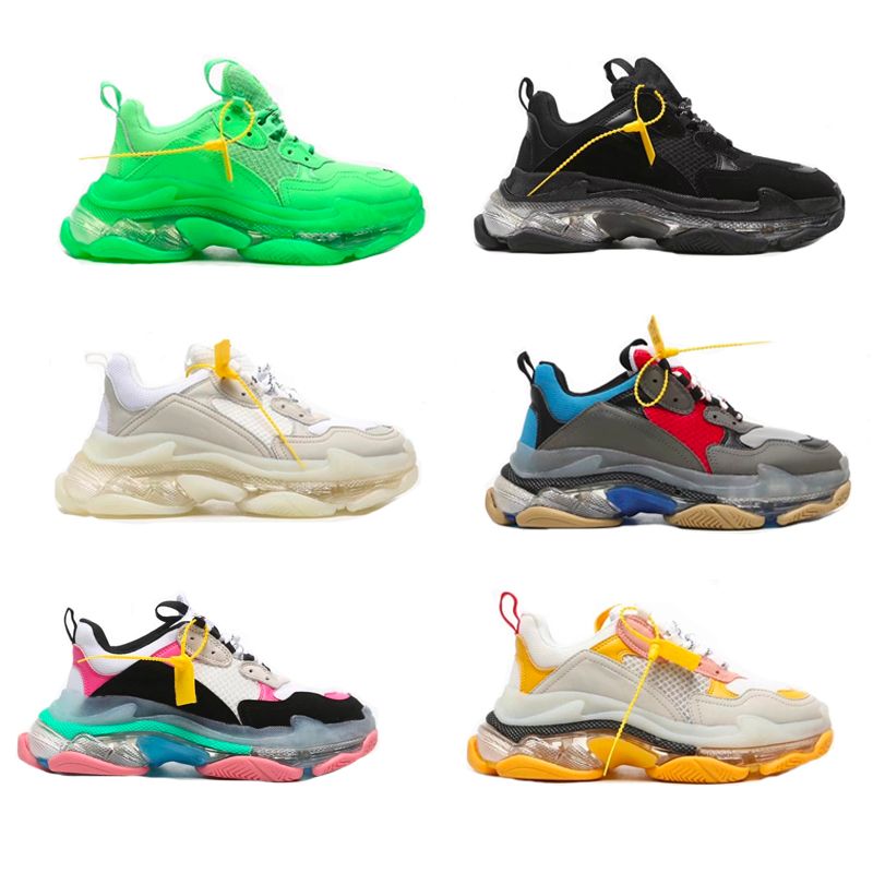 neon green platform sneakers