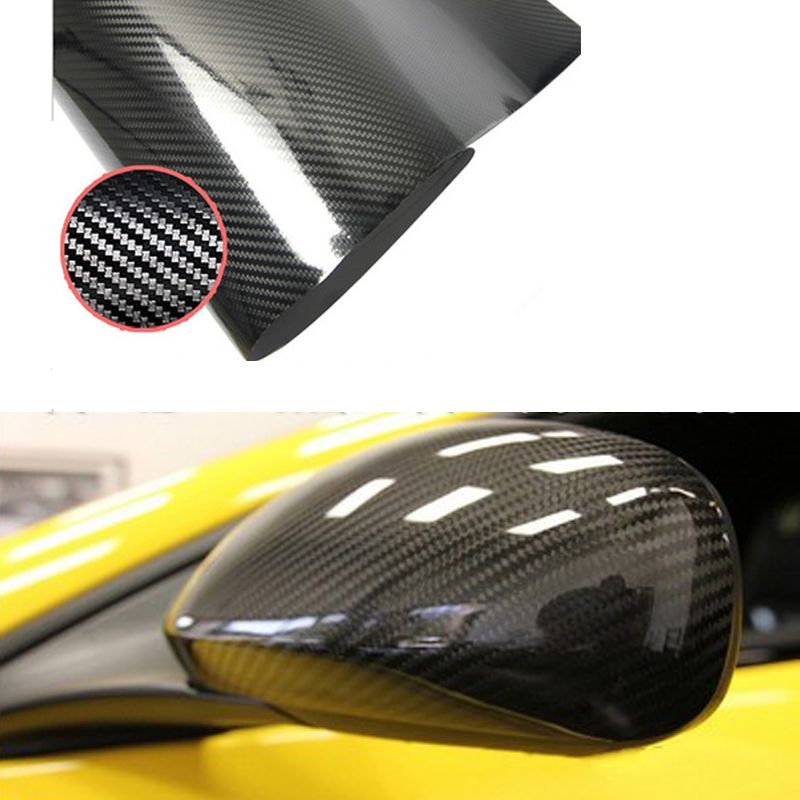 Riloer 5D auto in fibra di carbonio avvolgere il rotolo di vinile 50x152 cm decorazione fai da te interno/esterno pellicola autoadesiva per auto e moto