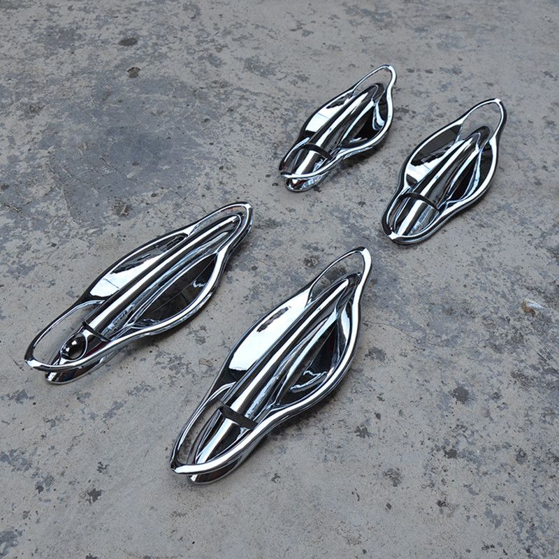 2019 Chrome Car Exterior Door Handle Cover Door Bowl Sticker