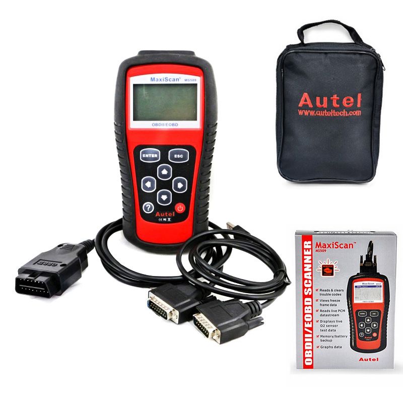 OBD2 MaxiScan MS509 Profi Diagnose Gerät CAN in deutsch für Jaguar MOTOR ++ OBD2 MaxiScan MS509 Profi Diagnose Gerät CAN in deutsch für Jaguar MOTOR ++