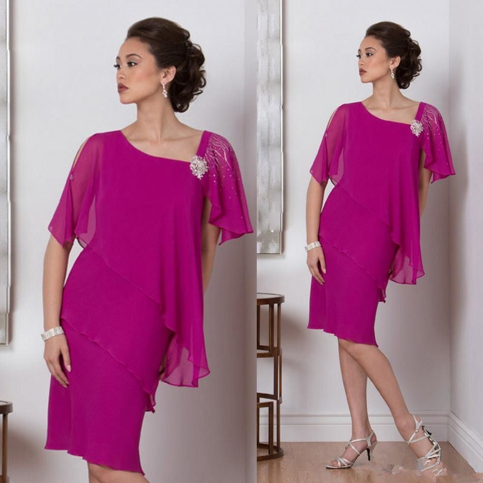 fuchsia mother of the bride outfits