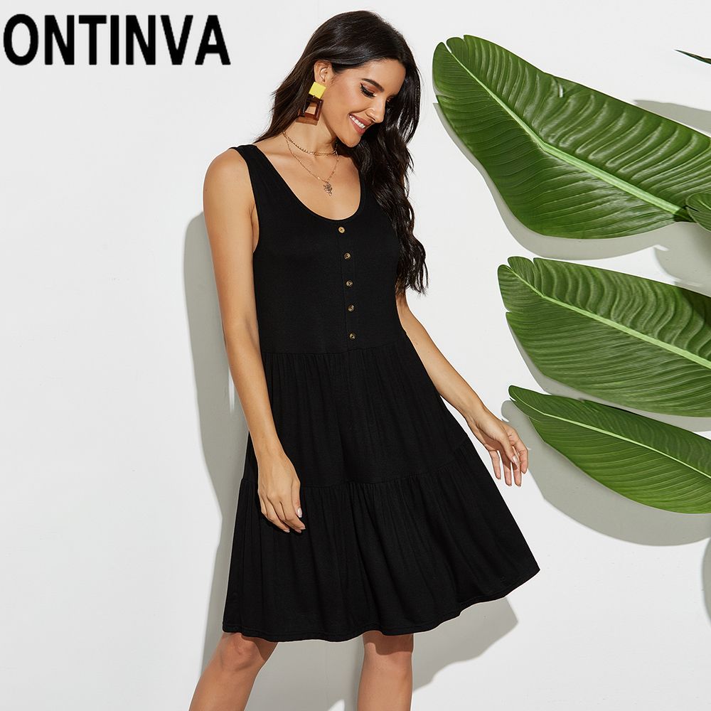 sleeveless sun dresses