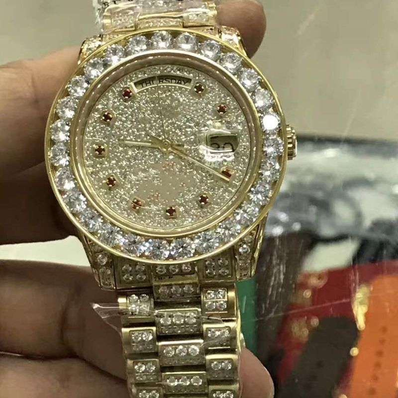 fake diamond watches mens