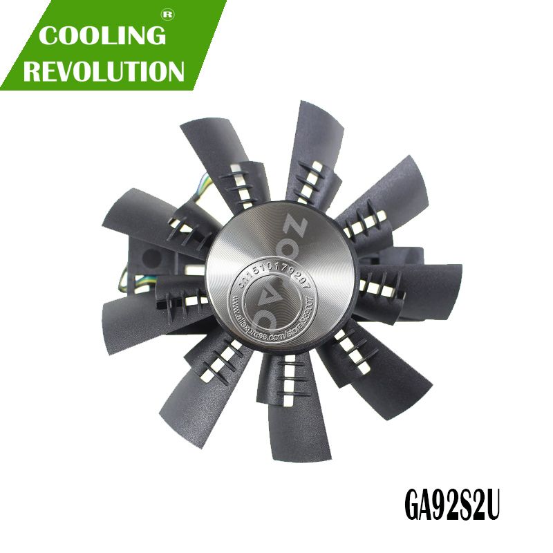 Cooler Fan GA92S2U For zotac GTX1080 eth mining Video Card Cooling