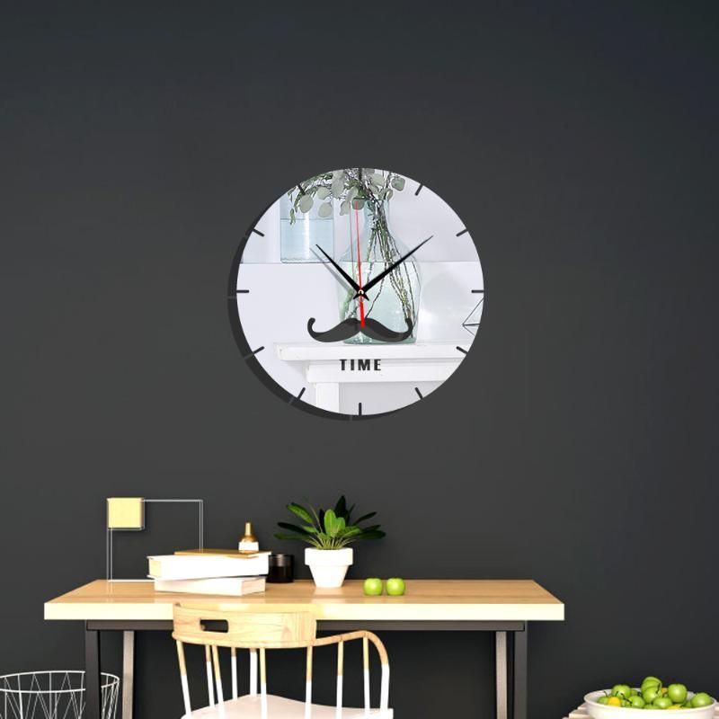 Moustache Disc 3d Acrylic Mirror Clock Home Decoration Paste Living Room Mute Wall Sticker Zb229 Large Roman Numerals Clocks From Huayama 15 52 Dhgate Com - Home Decorative Mirror Wall Clock Moustache Disc 3d Acrylic Mirror Clock Home Decoration Paste Living Room Mute Wall Sticker Zb229 Large Roman Numerals Clocks From Huayama 15 52 Dhgate Com - Home Decorative Mirror Wall Clock