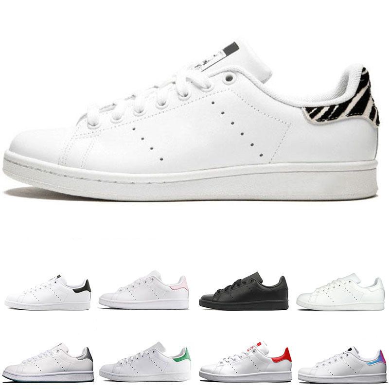 stan smith branco e azul