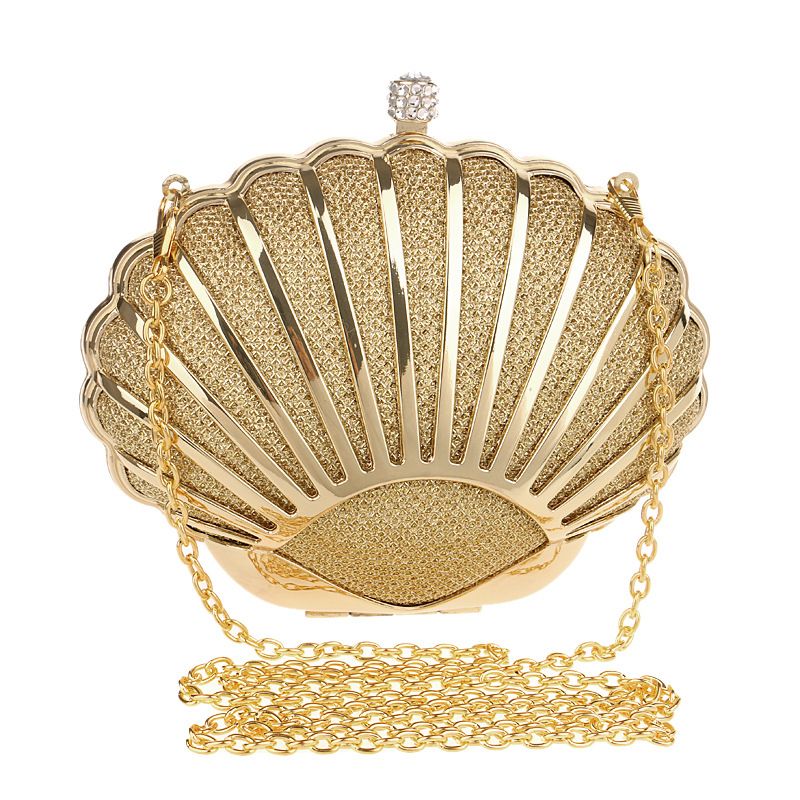shell clutch bag