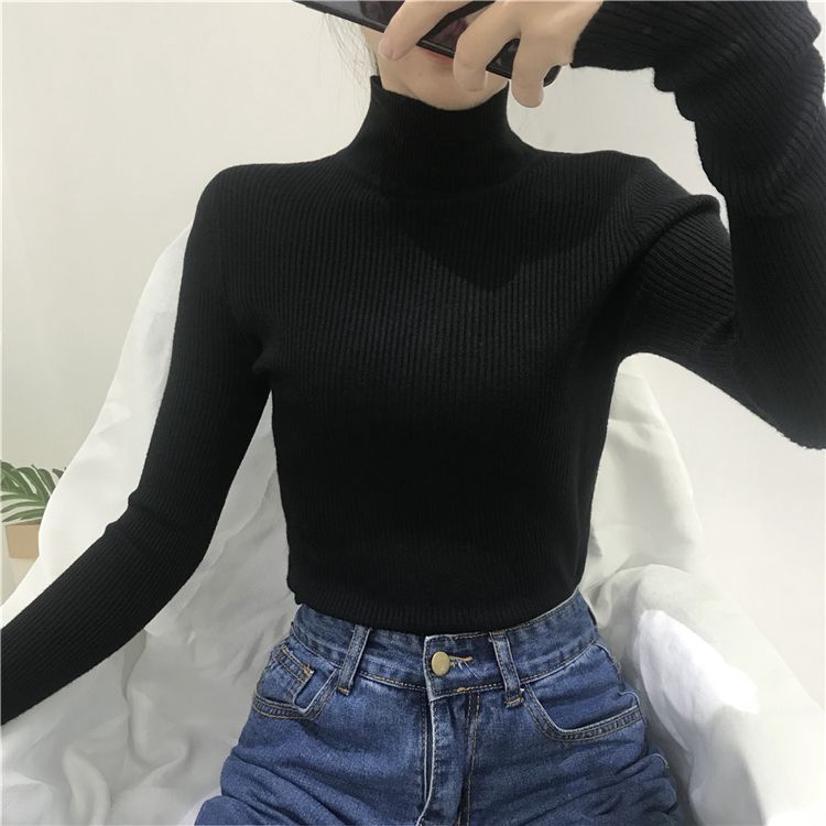 Beste 2020 New Womens Turtleneck Sweater Women Sweaters Fashion Jersey YX-08