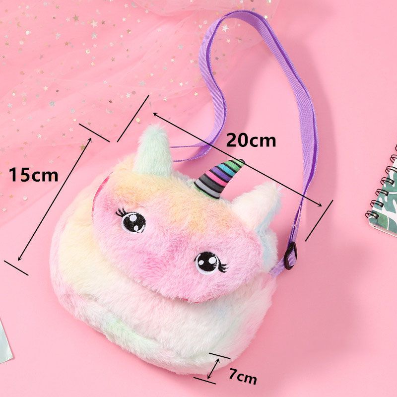 Acquistare Horn Bambini Borsa A Tracolla Morbido Peluche Borsa Di Moneta Peluche  Peluche Giocattoli Giocattoli Girls Sessenger Borse Regali M1553 Economico  | Consegna Veloce E Qualità | It.Dhgate
