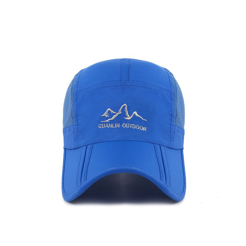 folding brim baseball cap