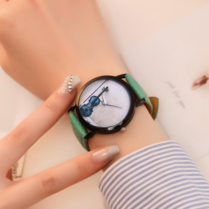 Musical Instrument Colorful Womens Quartz Watches Fancy Temperament Casual Ladies Wristwatches Simple Birthday Gifts 2018 Gold Watches Expensive Watches From Ys Watch 7 65 Dhgate Com