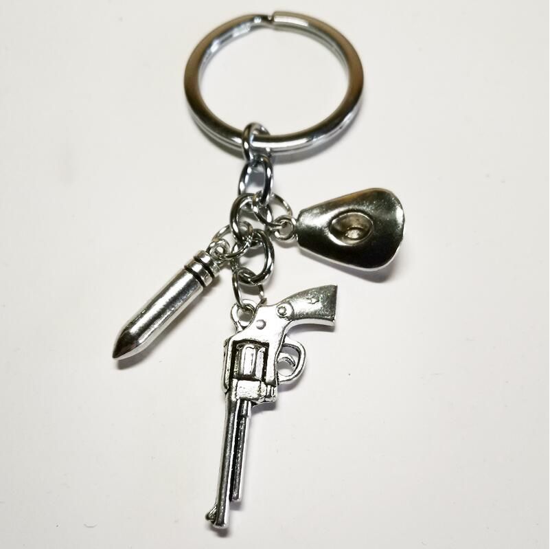 New Western Cowboy Cap Keychain 