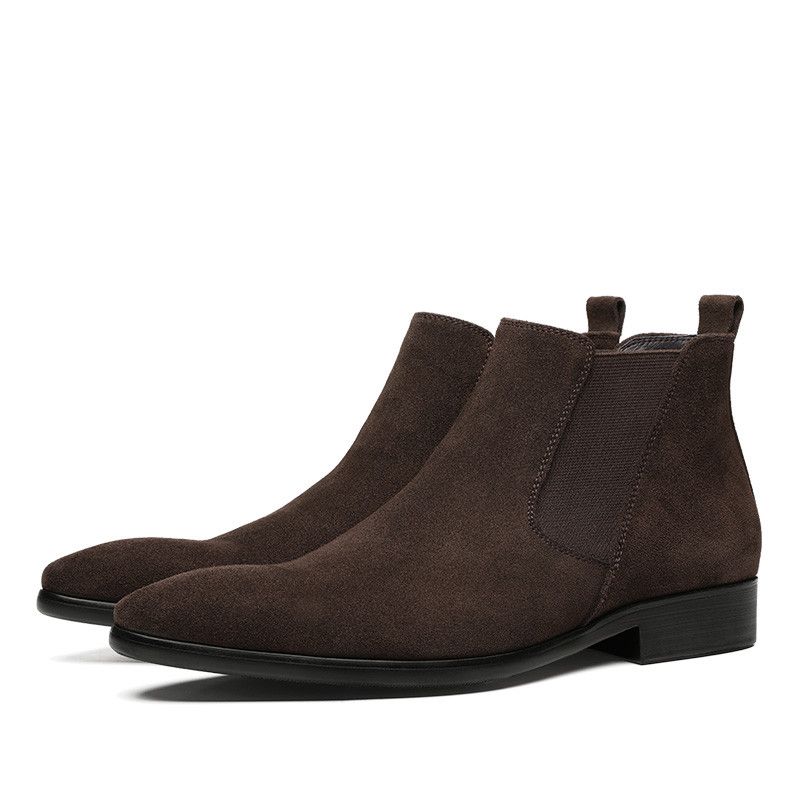 botas marrones hombre