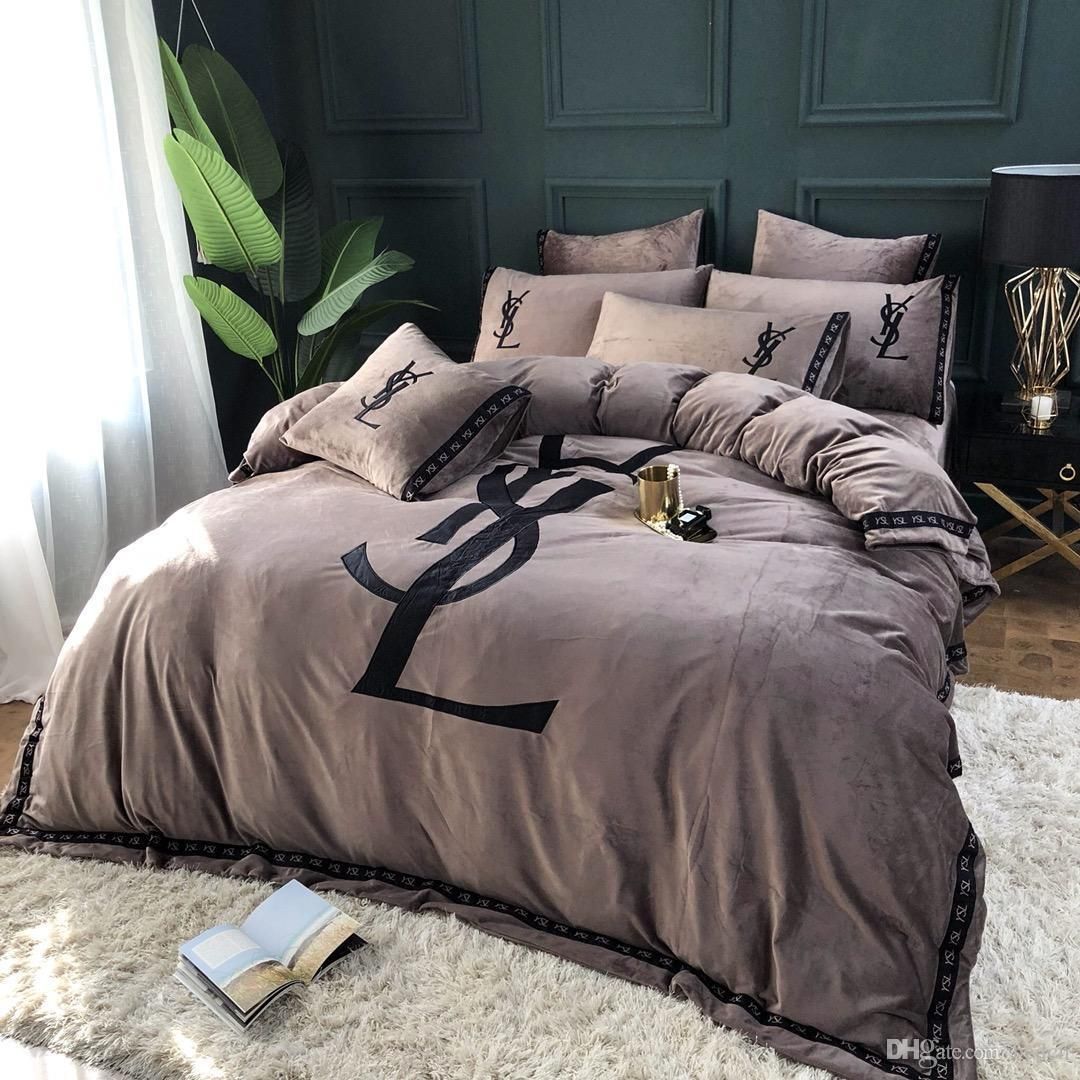 Ab Side Bedding Solid Simple Bedding Set Modern Duvet Cover Set