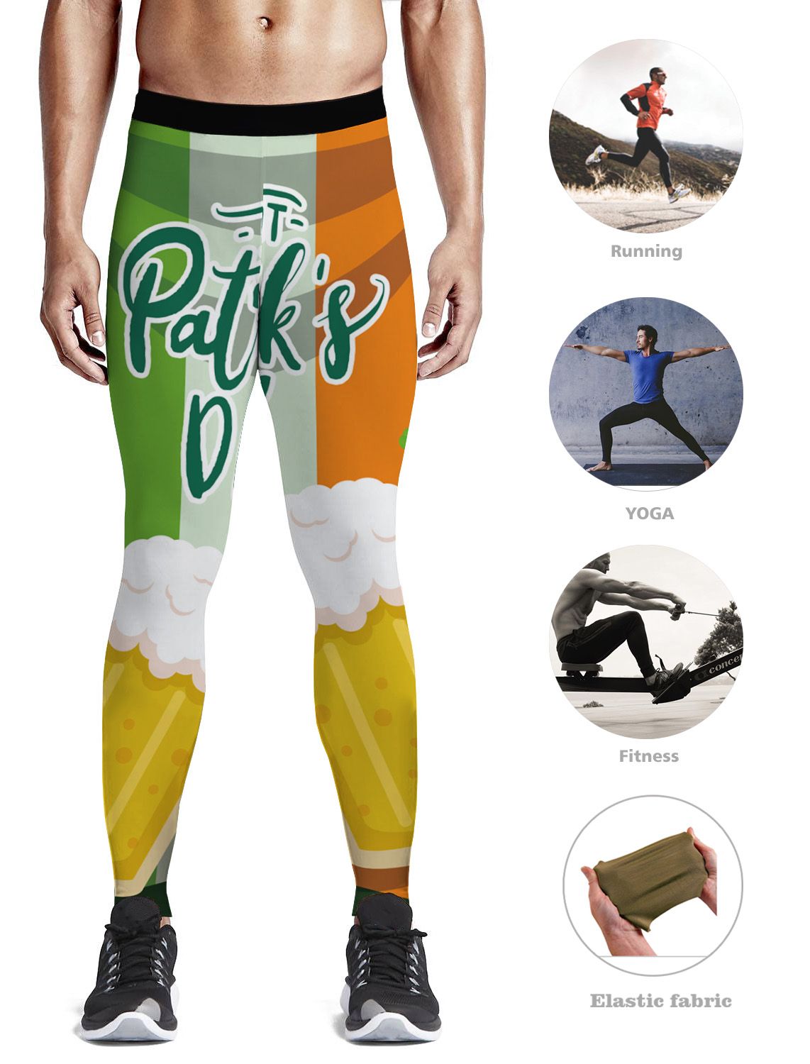 st patrick's day running tights