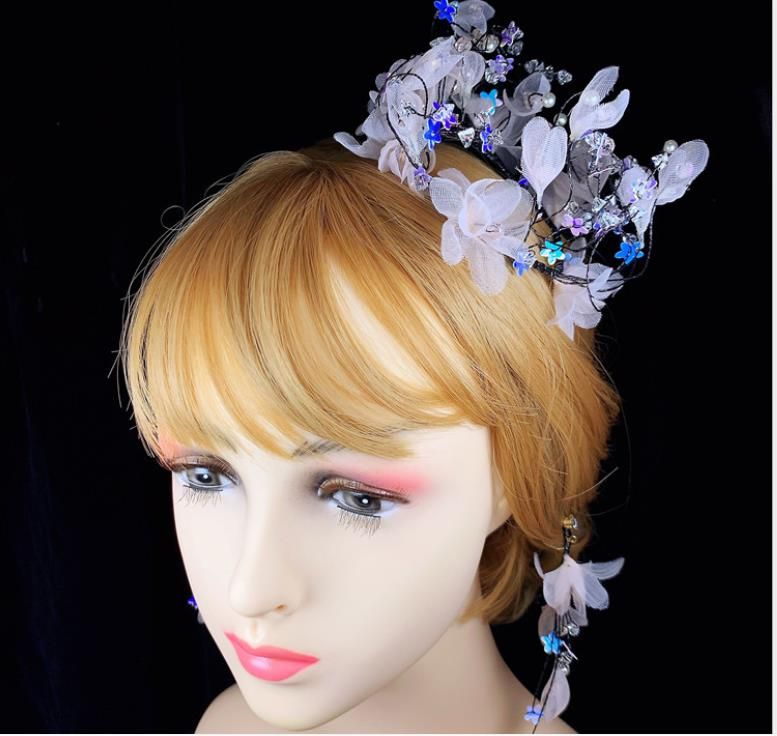 Korean Style Black Line Crown Children S Dress Flower Crown Tiara